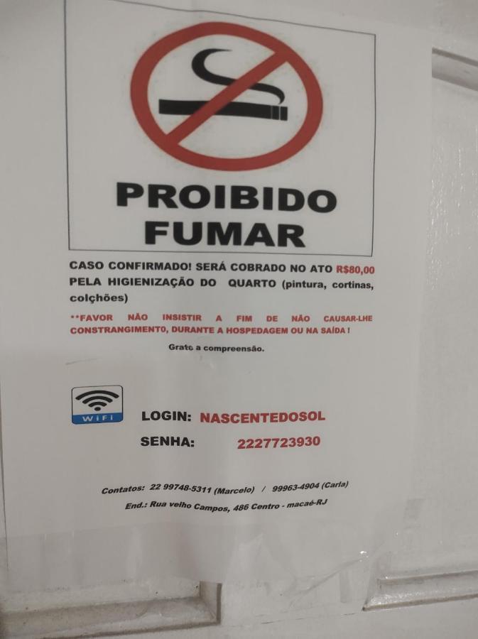 Pousada Nascente Do Sol Macaé Esterno foto